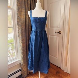 NWOT Denim Midi Dress